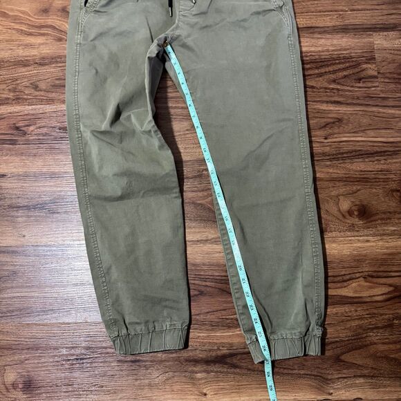 Jack & Jones JJIVEGA JJLANE Chino Jogger Anti Fit 34x32 Green MEASURES 34x27 - Picture 4 of 12